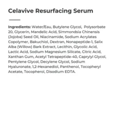 resurfacing serum ingredients usana